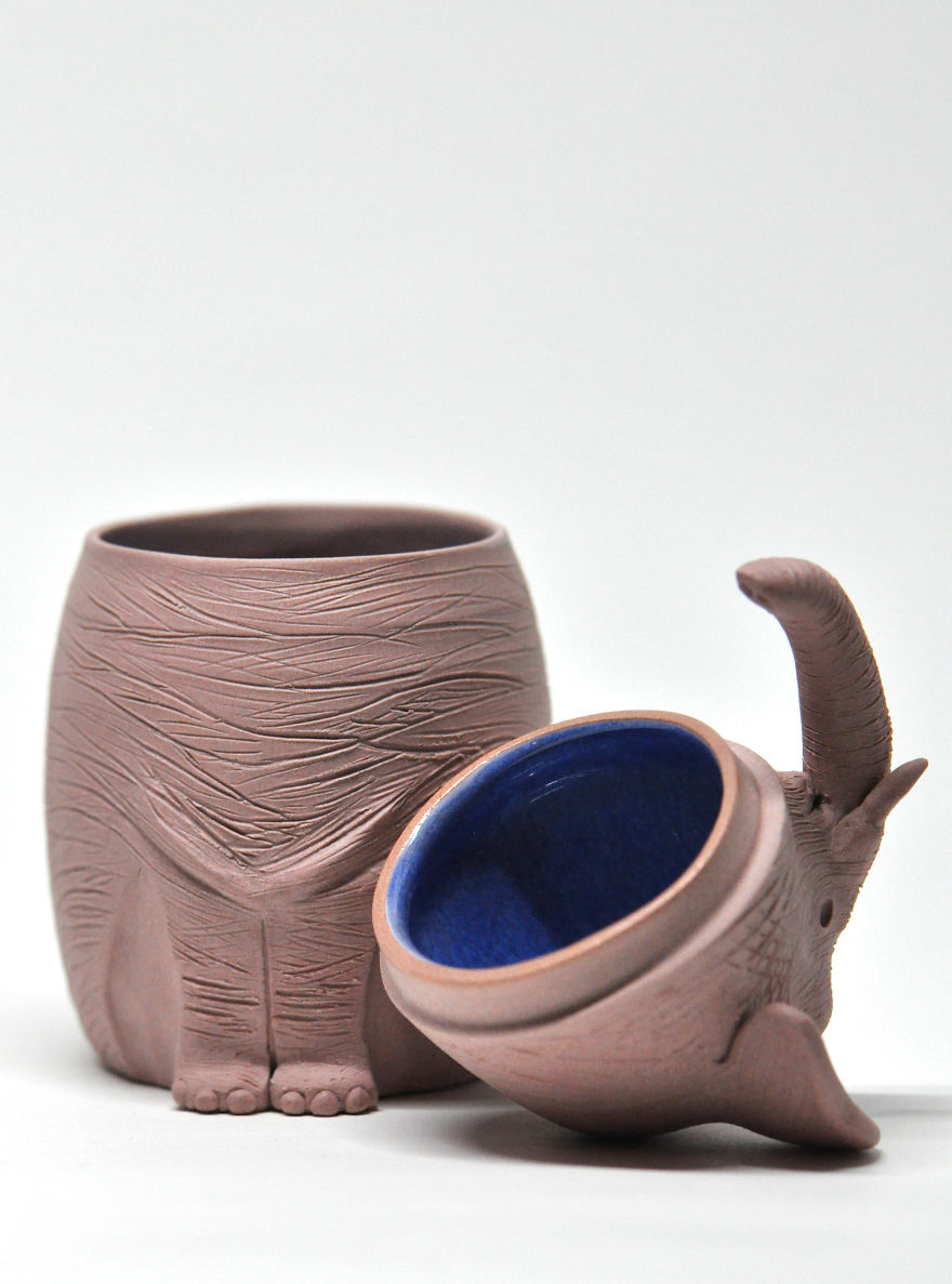 I Create Whimsical Vessels Inspired By Egyptian Canopic Jars To Raise Awareness Of Animals