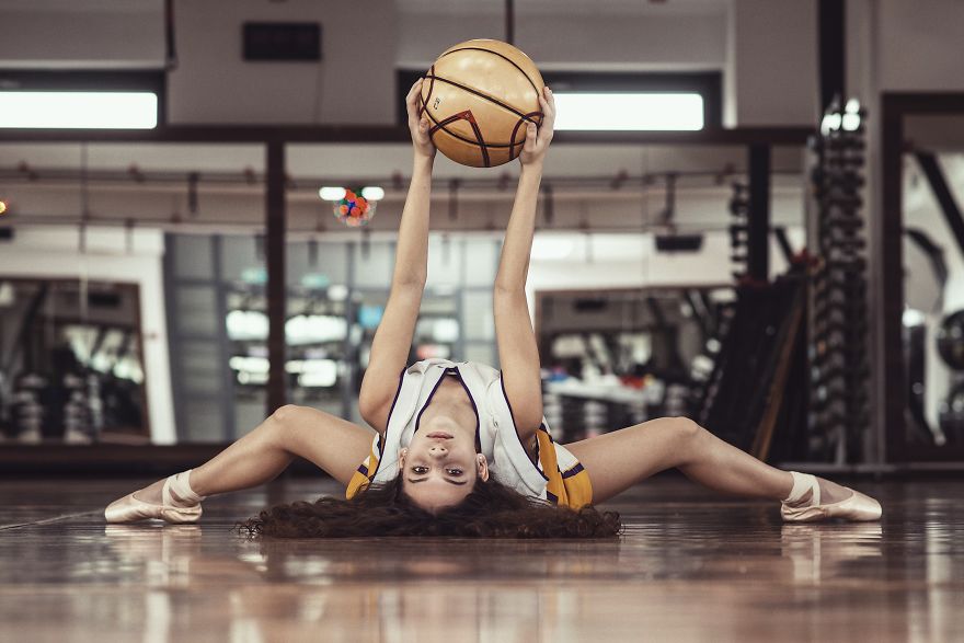 I Did A Tribute Photoshoot To Kobe And His Daughter With A Lifelong Lakers Fan Dad And His Ballerina Girl (13 Pics)