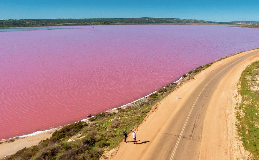 Hutt Lagoon, Kalbarri, Wa
