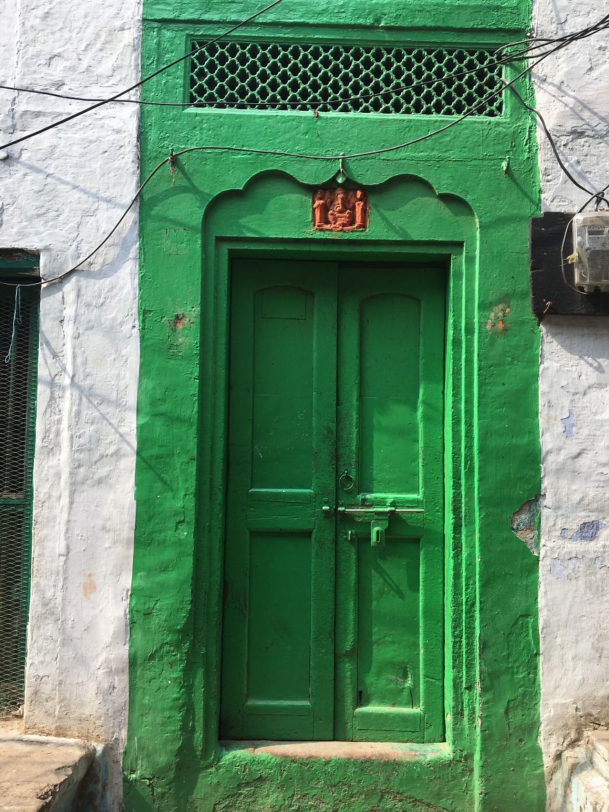 Colorful India Through Random Doors In My Solo Trip Recently