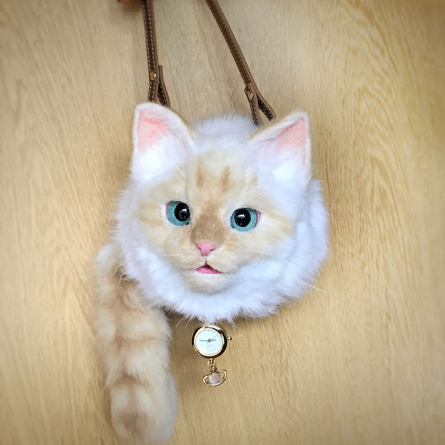 This Japanese Artist Continues To Create Cat Bags (New Pics)