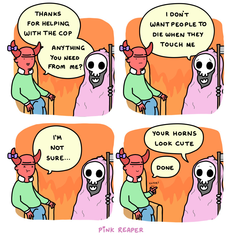 Wholesome Webcomic About The Grim Reaper’s Brighter Side (15 Pics)