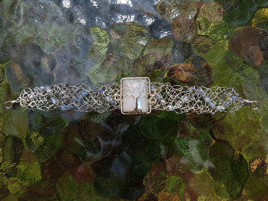 I Use Wire Instead Of Yarn To Crochet