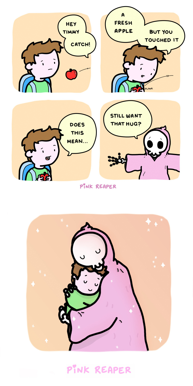 Wholesome Webcomic About The Grim Reaper’s Brighter Side (15 Pics) Wholesome Webcomic About The Grim Reaper’s Brighter Side (15 Pics)