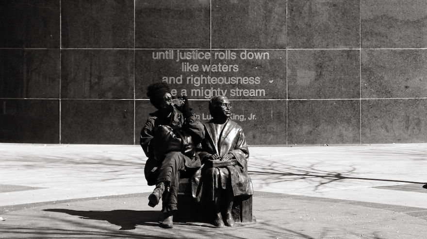 I Spent Lunch At The Rosa Parks Plaza In Dallas, Tx And Here's What I Saw