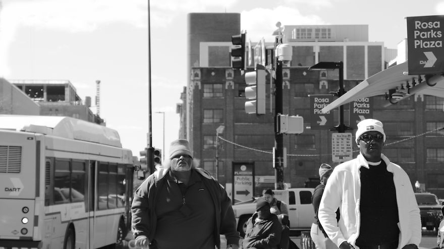 I Spent Lunch At The Rosa Parks Plaza In Dallas, Tx And Here's What I Saw