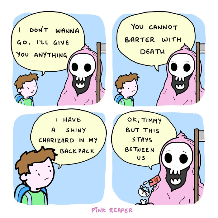 Wholesome Webcomic About The Grim Reaper’s Brighter Side (15 Pics) Wholesome Webcomic About The Grim Reaper’s Brighter Side (15 Pics)