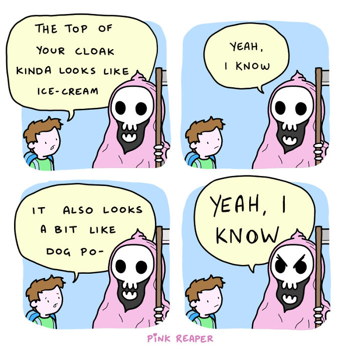 Wholesome Webcomic About The Grim Reaper’s Brighter Side (15 Pics) Wholesome Webcomic About The Grim Reaper’s Brighter Side (15 Pics)