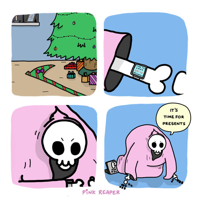 Wholesome Webcomic About The Grim Reaper’s Brighter Side (15 Pics)