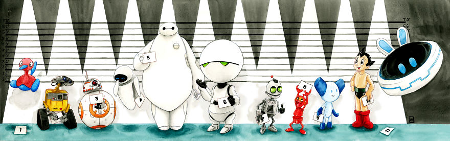 Suspects Line-Up: I Wondered How Many Fictional Pop Culture Characters Could Match The Same Description