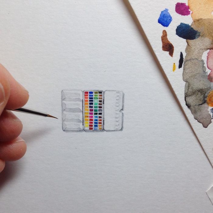 The Stunning Mini Paintings By Brooke Rothshank