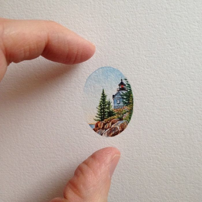 The Stunning Mini Paintings By Brooke Rothshank