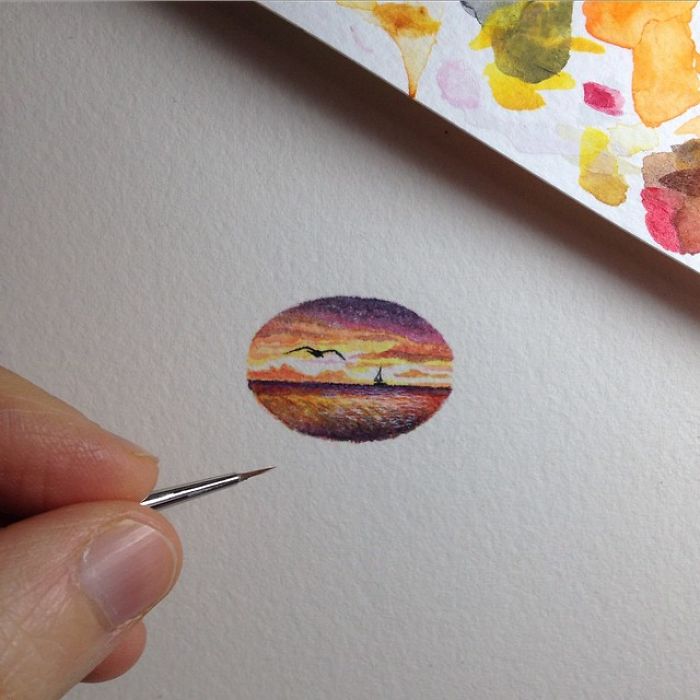 The Stunning Mini Paintings By Brooke Rothshank