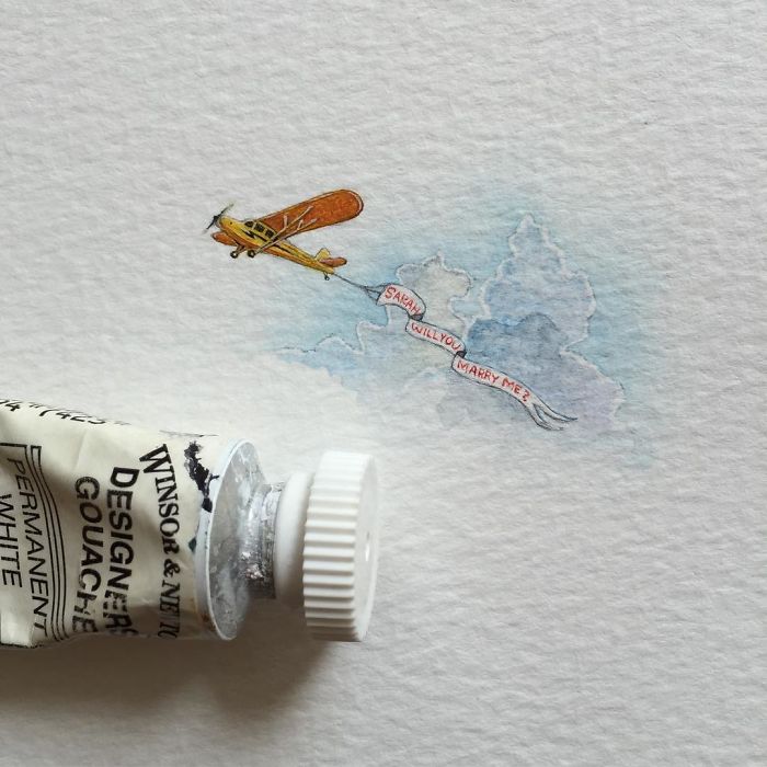 The Stunning Mini Paintings By Brooke Rothshank