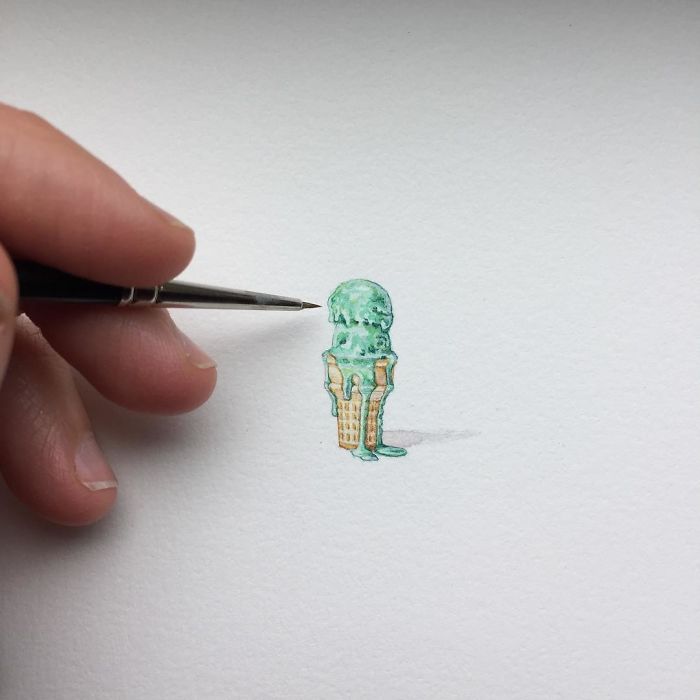 The Stunning Mini Paintings By Brooke Rothshank