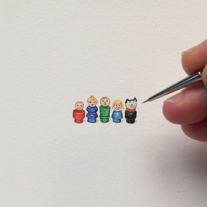 The Stunning Mini Paintings By Brooke Rothshank