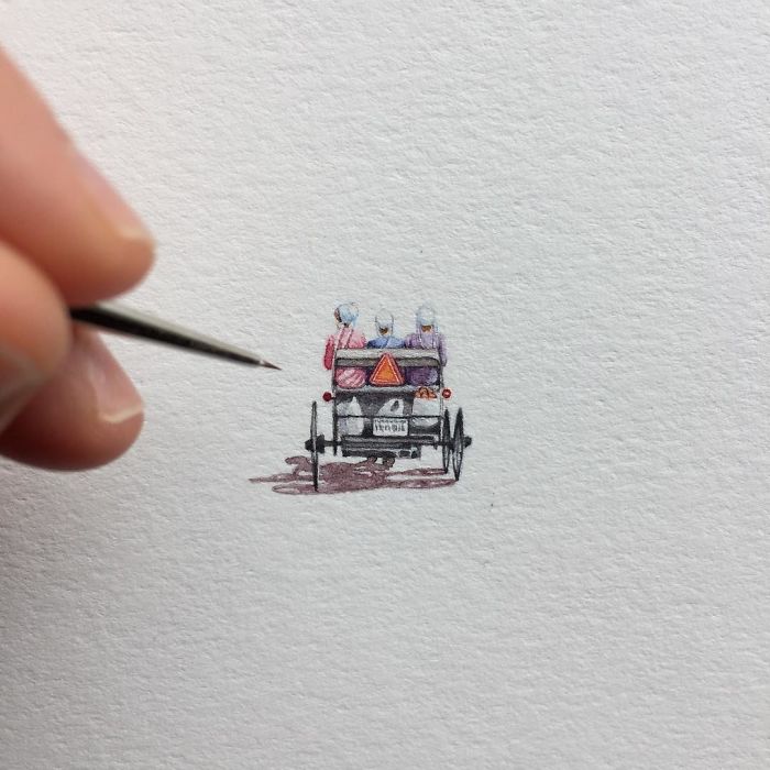 The Stunning Mini Paintings By Brooke Rothshank