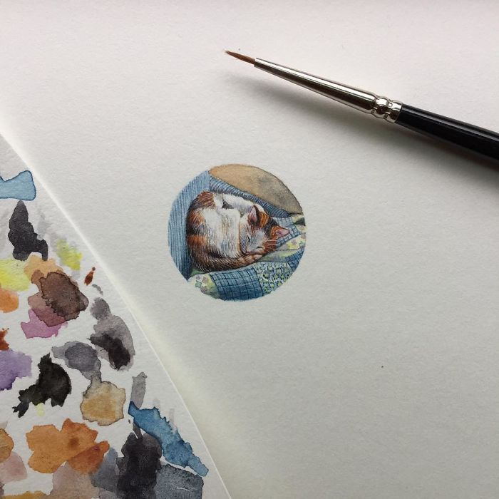 The Stunning Mini Paintings By Brooke Rothshank