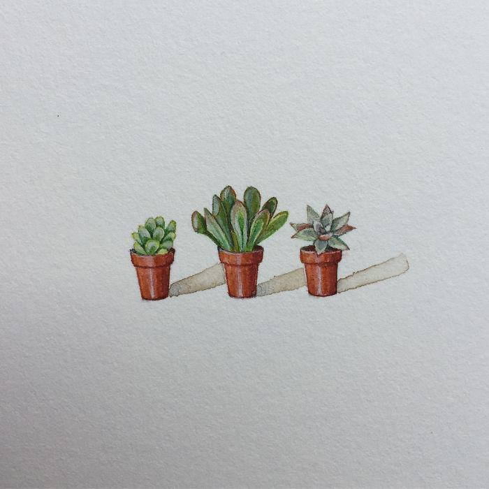 The Stunning Mini Paintings By Brooke Rothshank