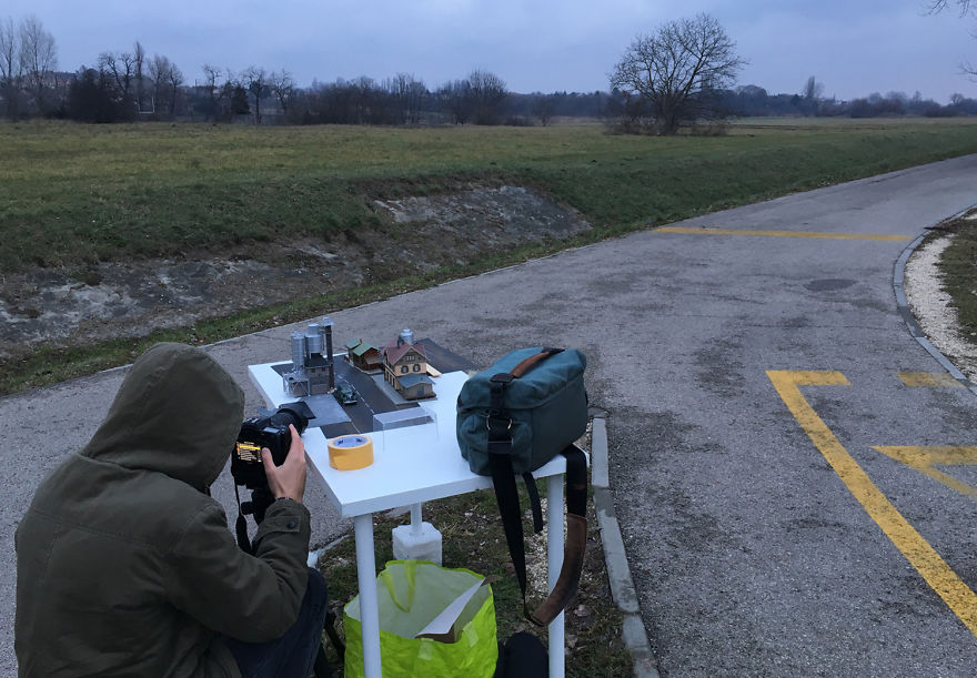 I Use Toy Cars Instead Of Real Ones To Create These Car Ads