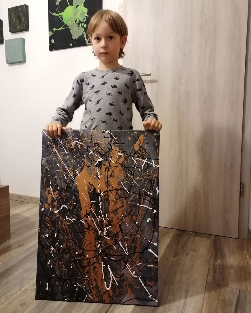 29 Paintings By My 5-Year-Old Son With Autism