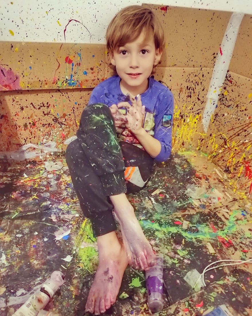 29 Paintings By My 5-Year-Old Son With Autism 29 Paintings By My 5-Year-Old Son With Autism