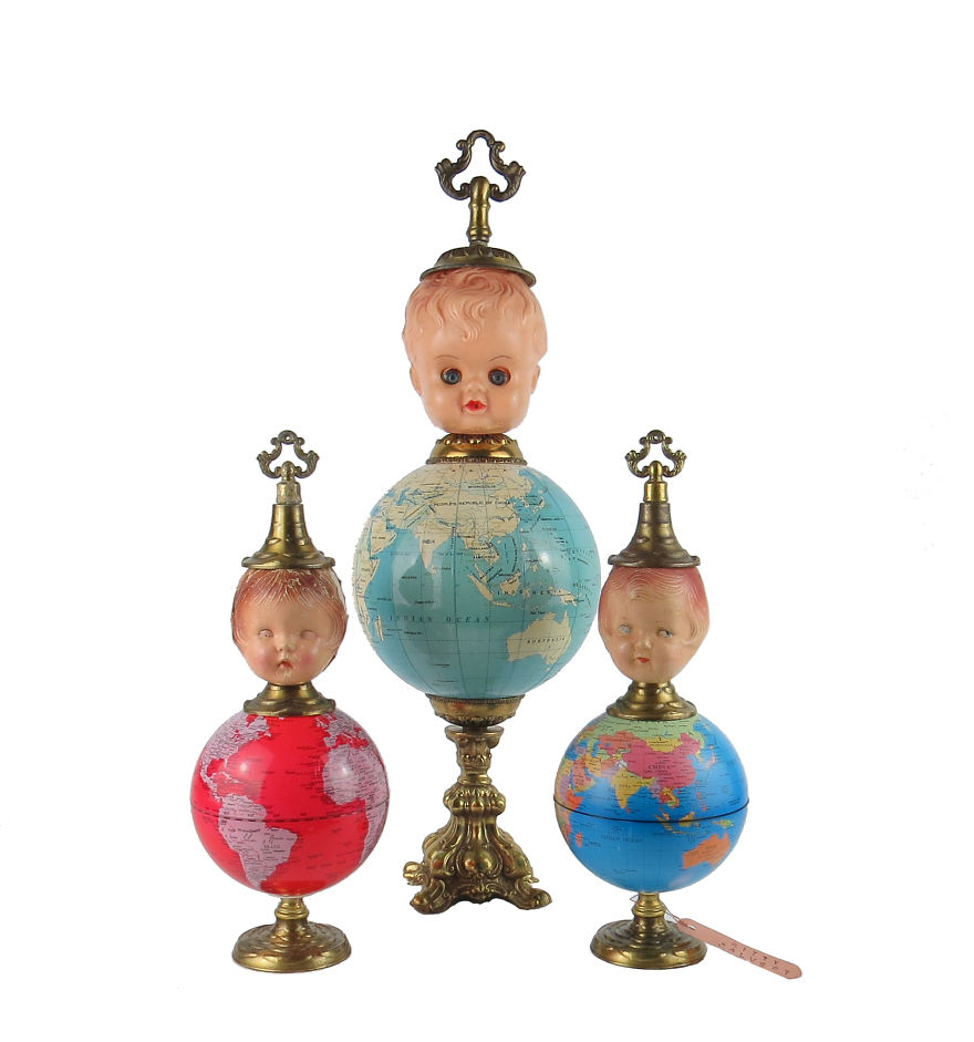 We Turn Pre-Loved Vintage Treasure Into Beautiful (Or Scary) Sculptures And Wall Art