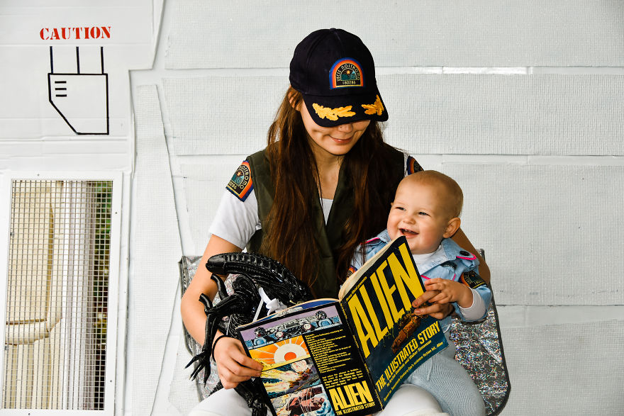 The Alien Maternity Photoshoot Xenomorph Turns One The Alien Maternity Photoshoot Xenomorph Turns One