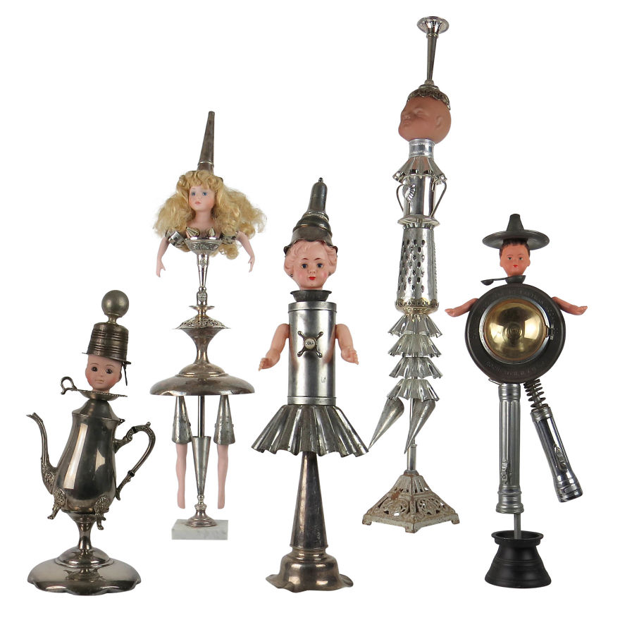 We Turn Pre-Loved Vintage Treasure Into Beautiful (Or Scary) Sculptures And Wall Art