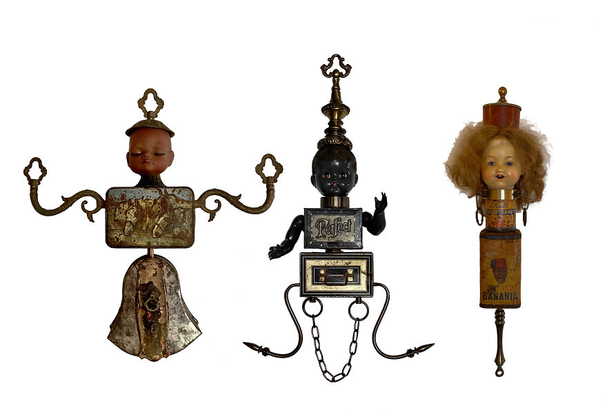 We Turn Pre-Loved Vintage Treasure Into Beautiful (Or Scary) Sculptures And Wall Art We Turn Pre-Loved Vintage Treasure Into Beautiful (Or Scary) Sculptures And Wall Art