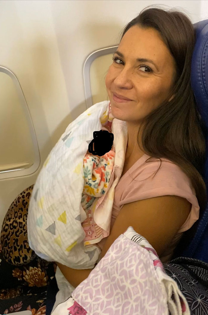 Couple Flies Home With Newly Adopted Baby And Passengers Decide To Throw Them An Impromptu Baby Shower