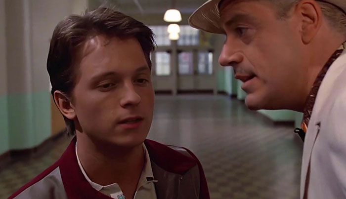 Someone Put Robert Downey Jr. And Tom Holland In 'Back To The Future' And It's Everything Marvel Fans Have Dreamed Of Someone Put Robert Downey Jr. And Tom Holland In 'Back To The Future' And It's Everything Marvel Fans Have Dreamed Of