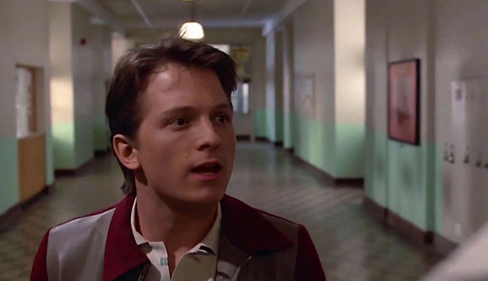 Someone Put Robert Downey Jr. And Tom Holland In 'Back To The Future' And It's Everything Marvel Fans Have Dreamed Of