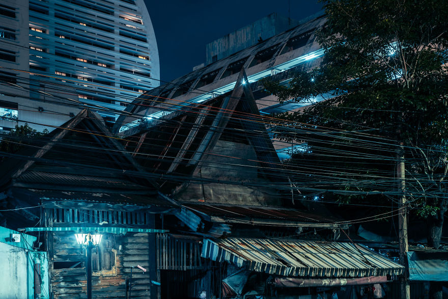 Bangkok Phosphors / Old And New Architecture