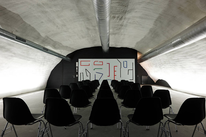 People On The Internet Are Comparing This Badass Fire Station In Northern Italy To A Villain Hideout