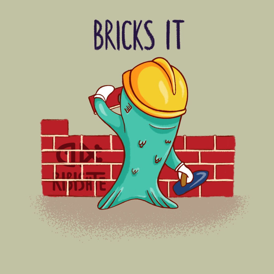 A Fish Story On Building Walls