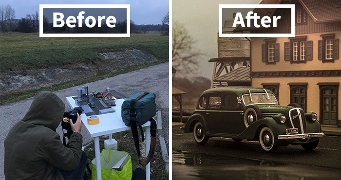 I Use Toy Cars Instead Of Real Ones To Create These Car Ads