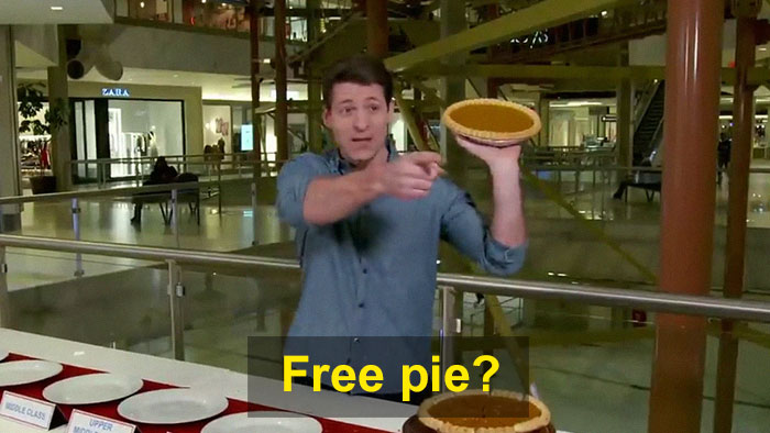 Guy Explains America's Wealth Inequality Using A Pie And People Are Mad