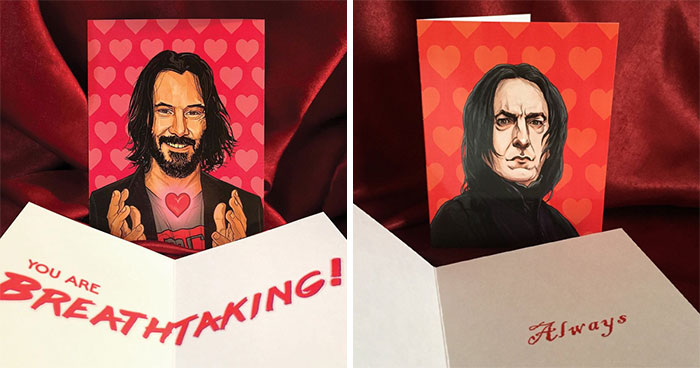 21 Geeky Valentine’s Day Cards With Pop Culture Icons Expressing Love In Their Own Way