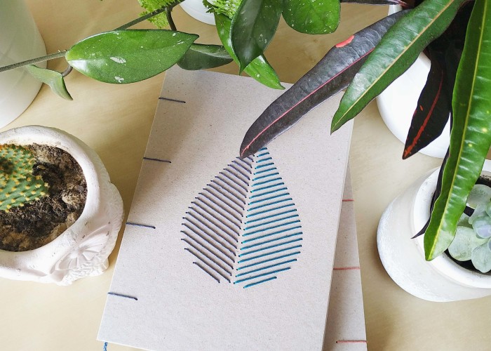 I Create Ecofriendly Handmade Notebooks With Woven Or Embroidered Covers