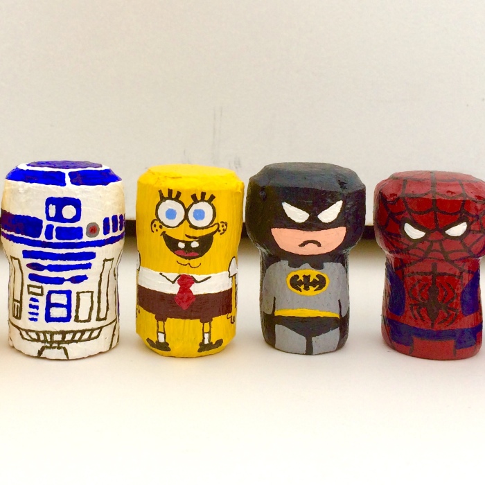 I Turn Champagne Corks Into Popular Characters