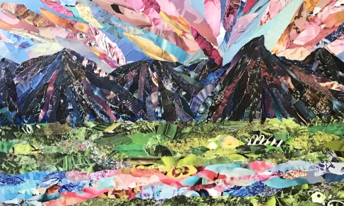 I Make Collages Out Of Recycled Magazines!