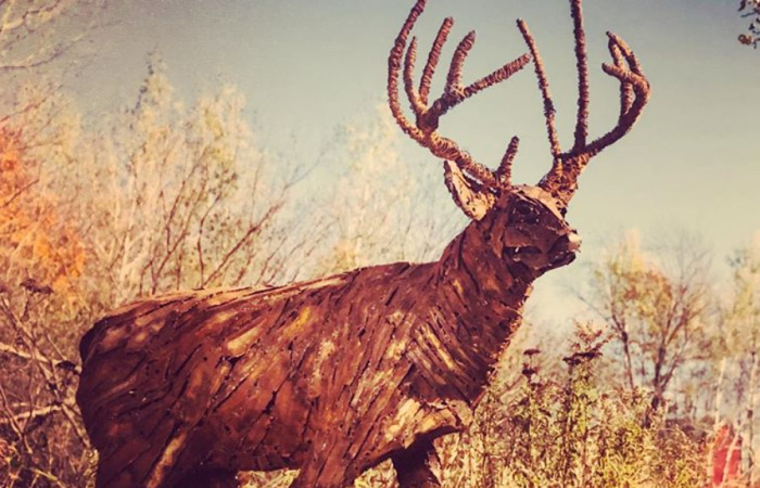 Midwest Artist Transforms Landscapes With Unbelievable Metal Figures (14 Pics)