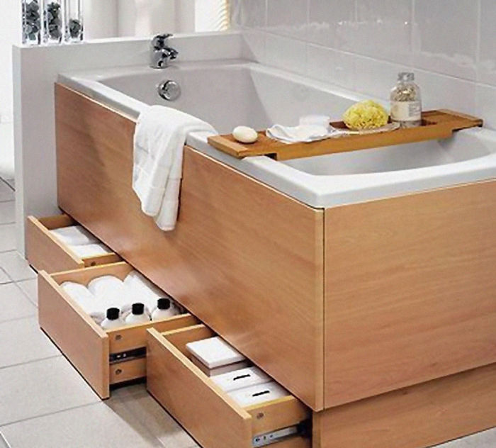 Bathtub With Drawers 