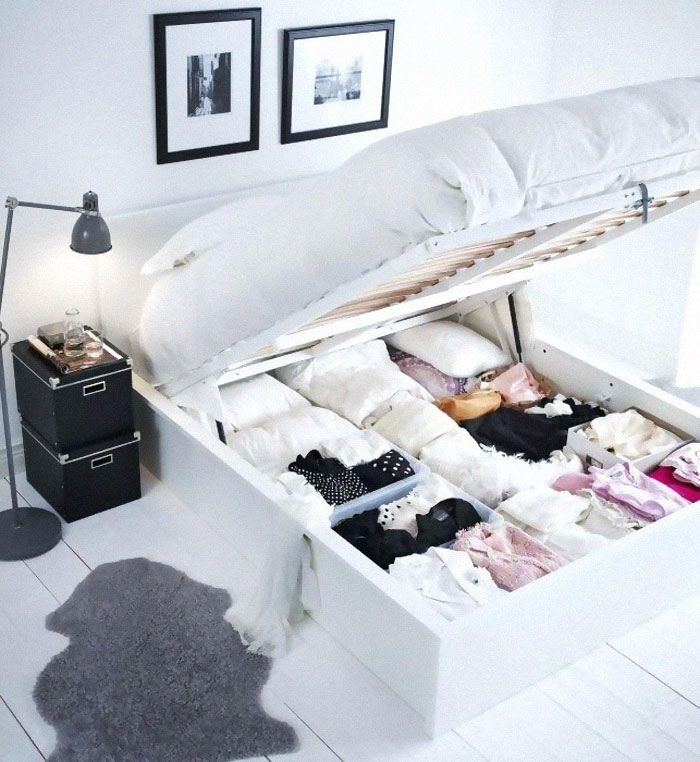 Under The Bed Storage Fits Seasonal Clothes And More