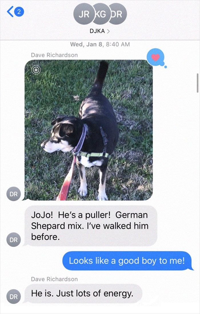 Retired Dad Walks Dogs In An Animal Shelter, Sends Bios Of Each One To His Daughter, People Adore Him