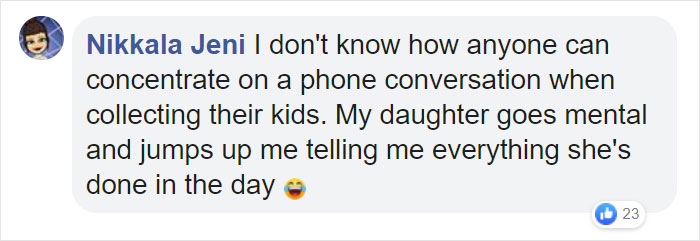 Daycare's Message Shaming Parents Over Using Their Phones When They Pick Up Kids Gets Shared Over 2M Times
