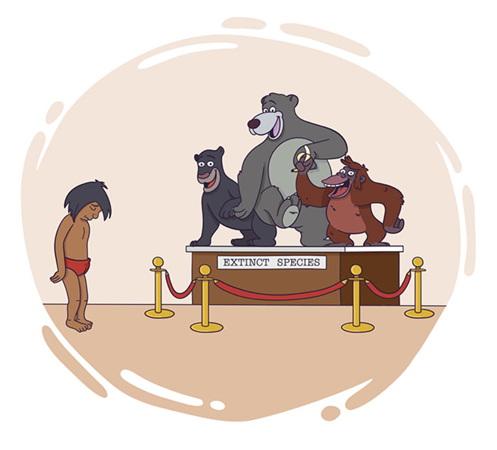 My 21 Illustrations Show What Would Happen If Disney Characters And Superheroes Faced Ecological Disasters