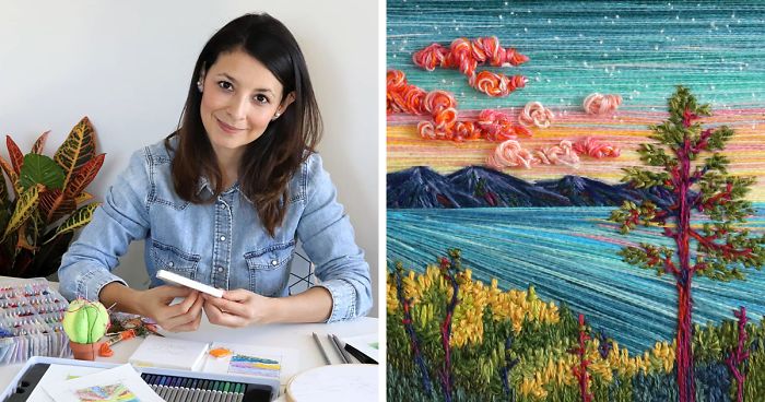 My 30 Vivid Landscapes Made With Thread (New Pics)