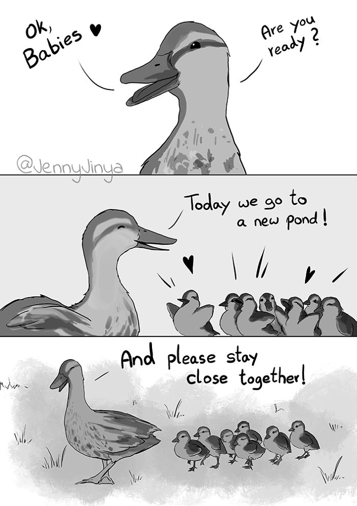 The Same Artist Who Made People Cry With Her ‘Good Boy’ And ‘Black Cat’ Comics Just Released A New One With A Duck The Same Artist Who Made People Cry With Her ‘Good Boy’ And ‘Black Cat’ Comics Just Released A New One With A Duck